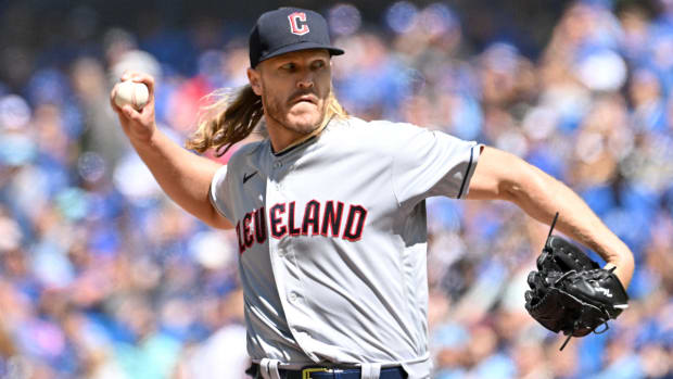 Cleveland Guardians pitcher Noah Syndergaard
